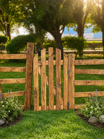 Rustic Farm Fence