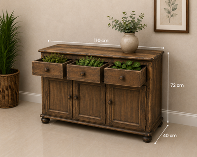 Rustwood Entry Cabinet