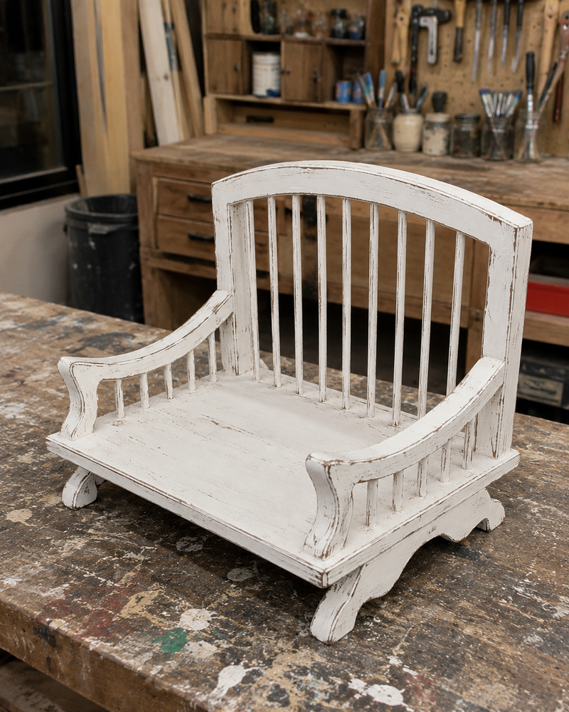 Newborn Rustic Blue Chair