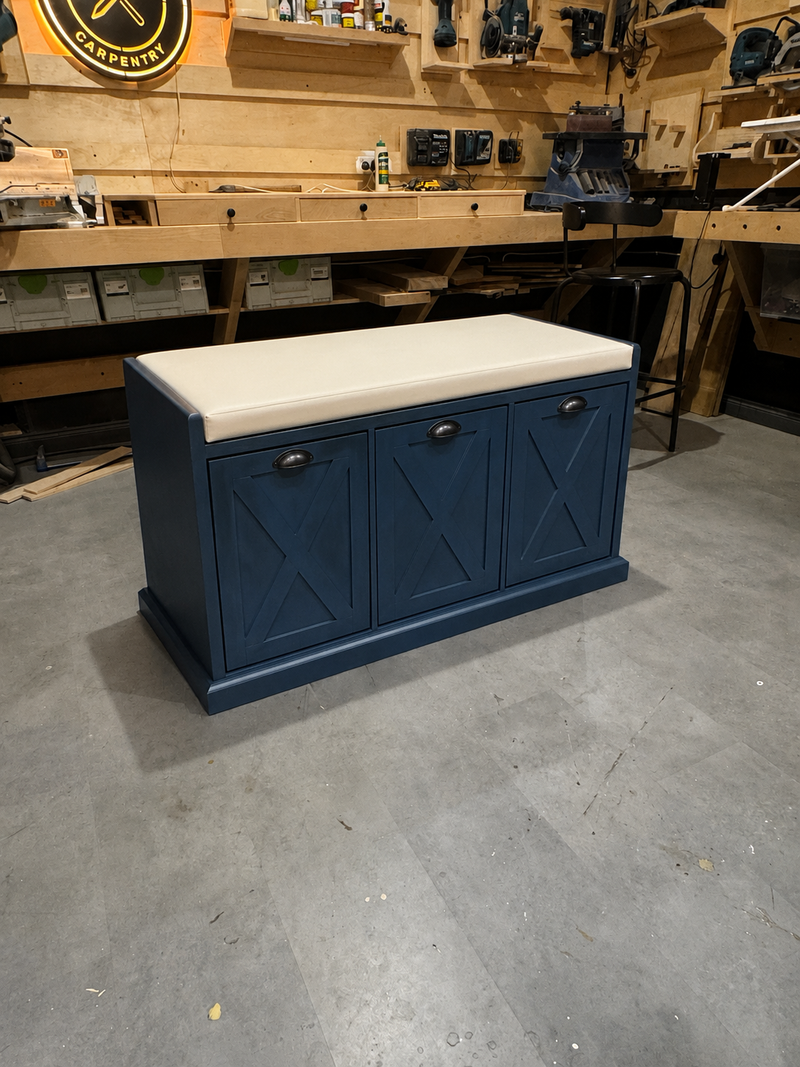 Rustic Shoe Bench