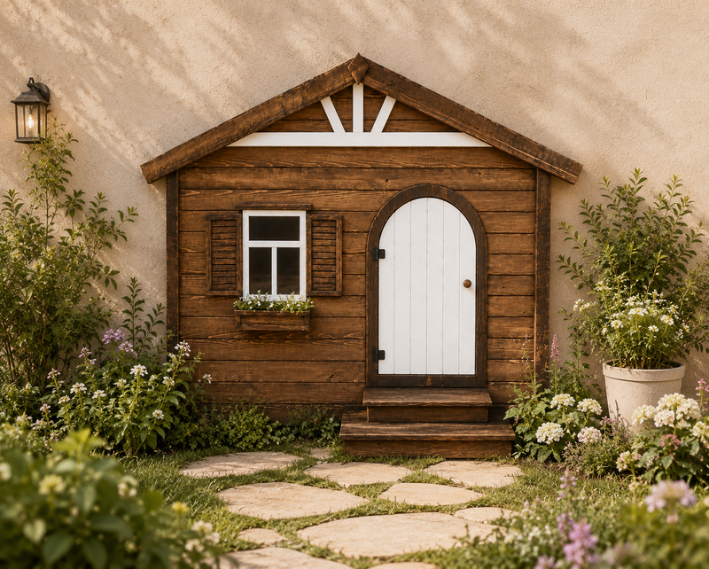 Rustic Cabin Backdrop