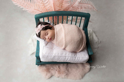 Newborn Rustic Blue Chair
